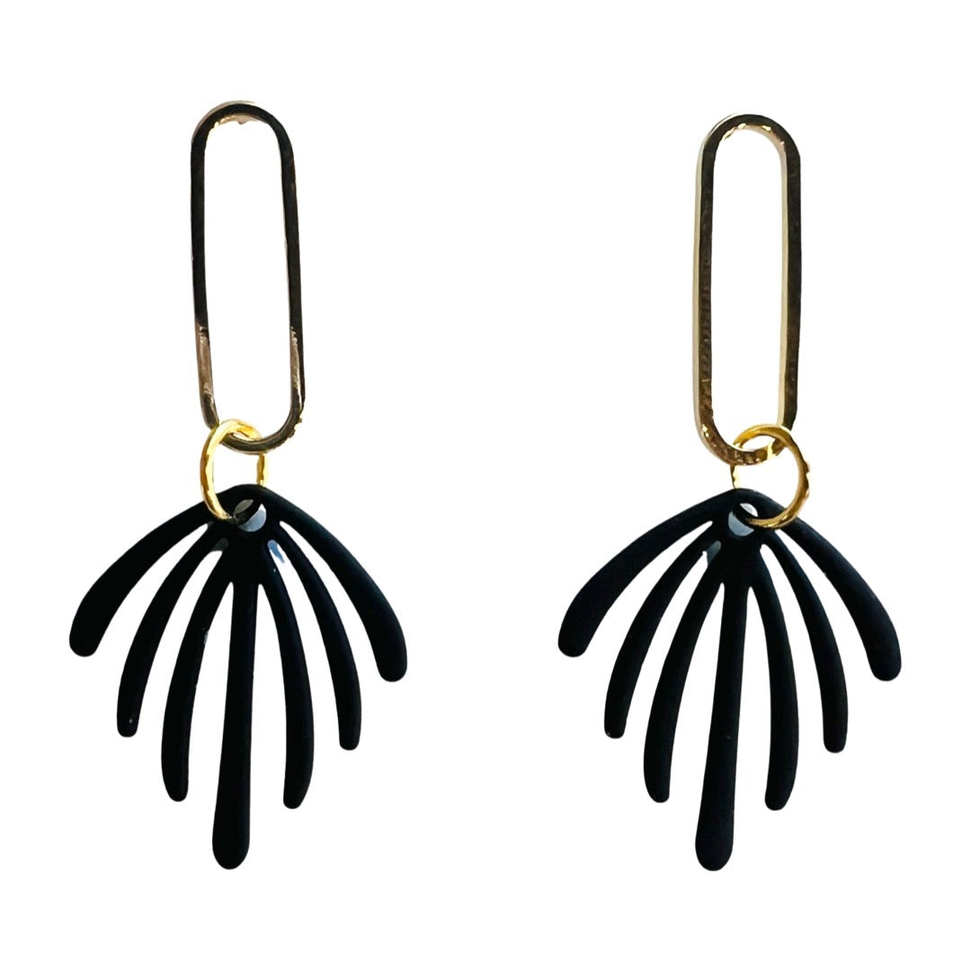 Matisse Cutout Earrings Black