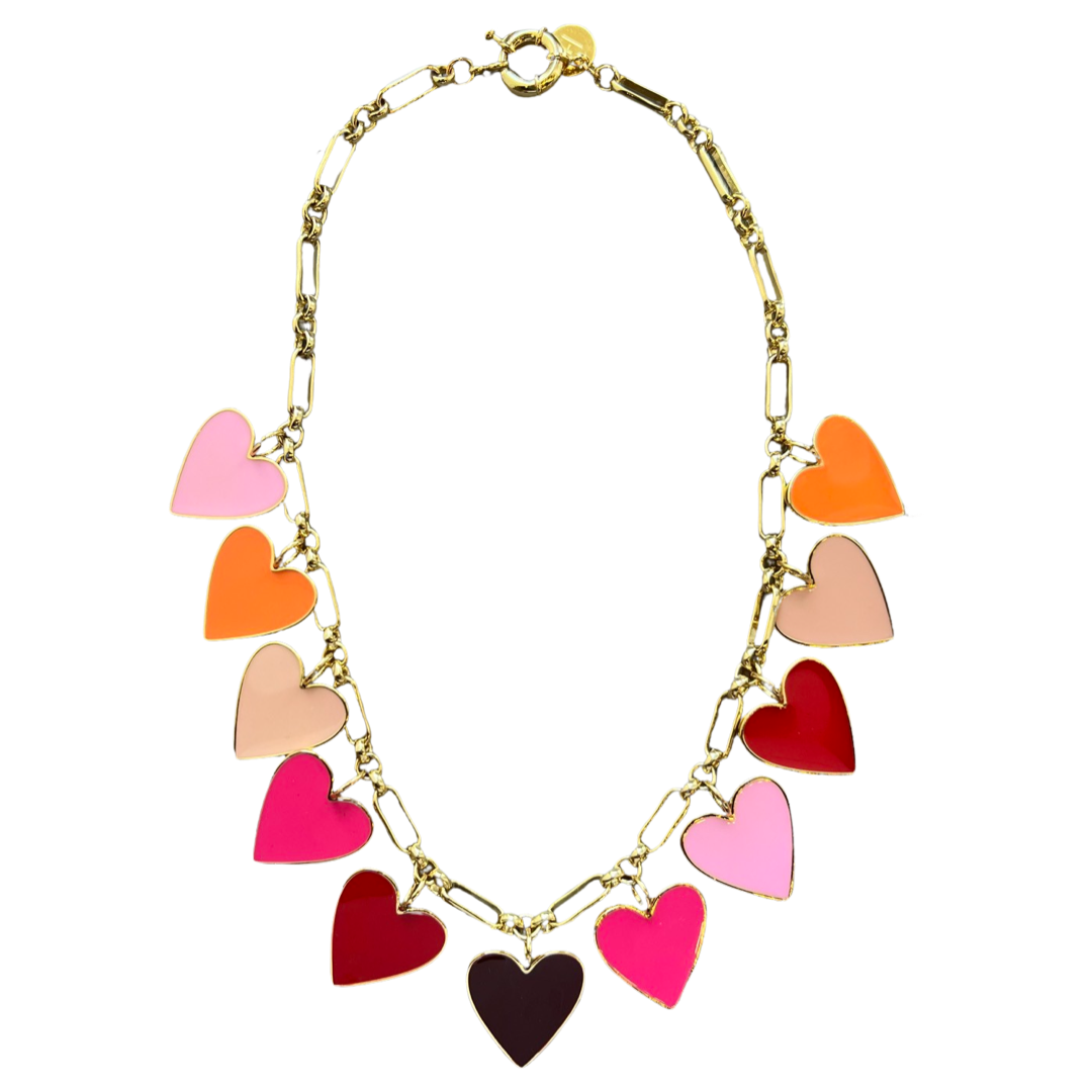 Hearts on Fire Necklace Reds