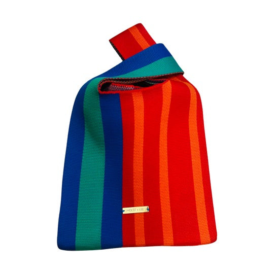 Wristlet Bag Rainbow Stripe
