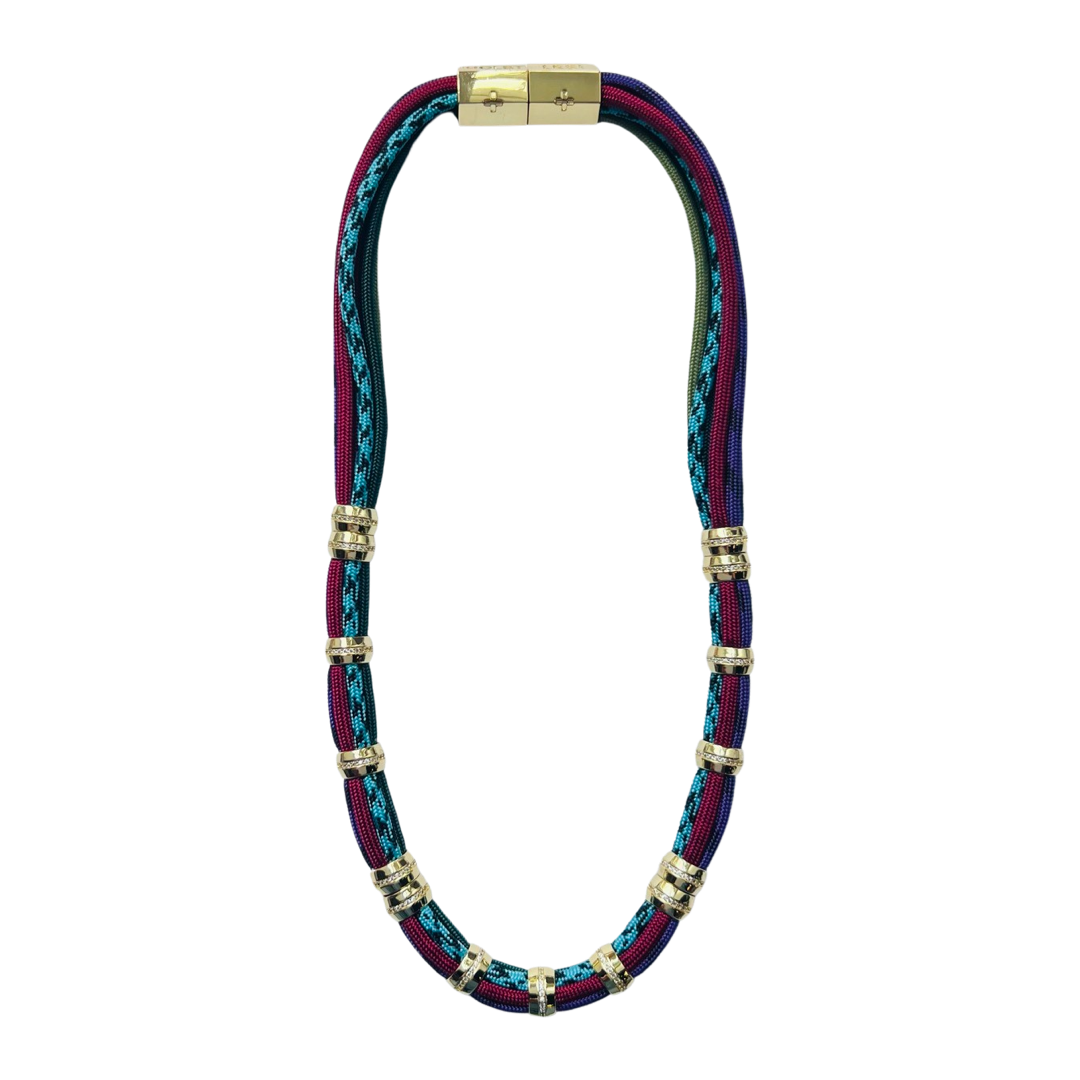 Colorblock Necklace Dance