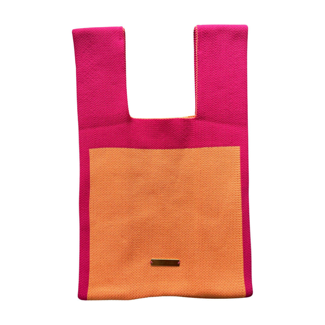 Wristlet Bag Orange/Pink