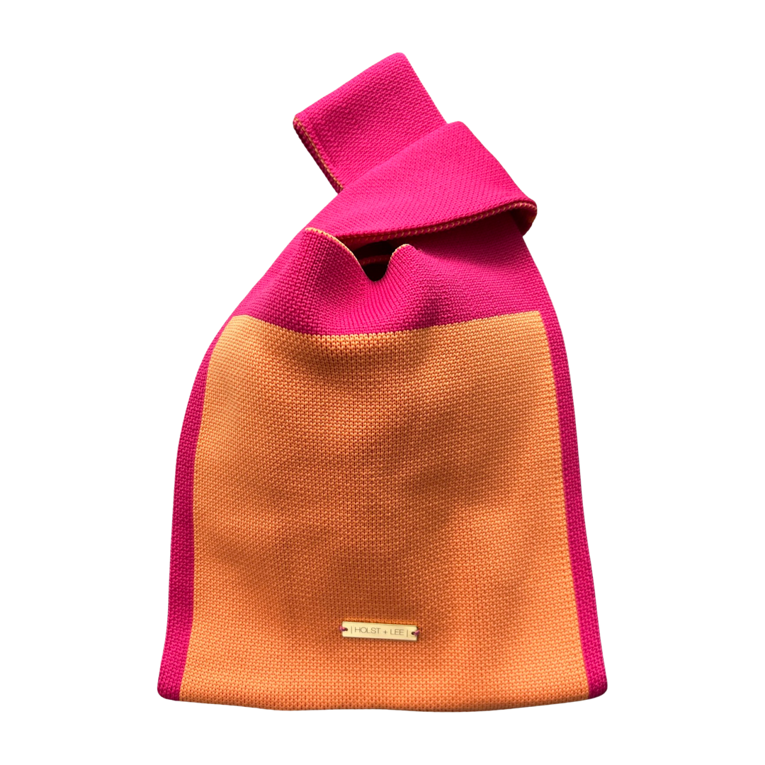 Wristlet Bag Orange/Pink