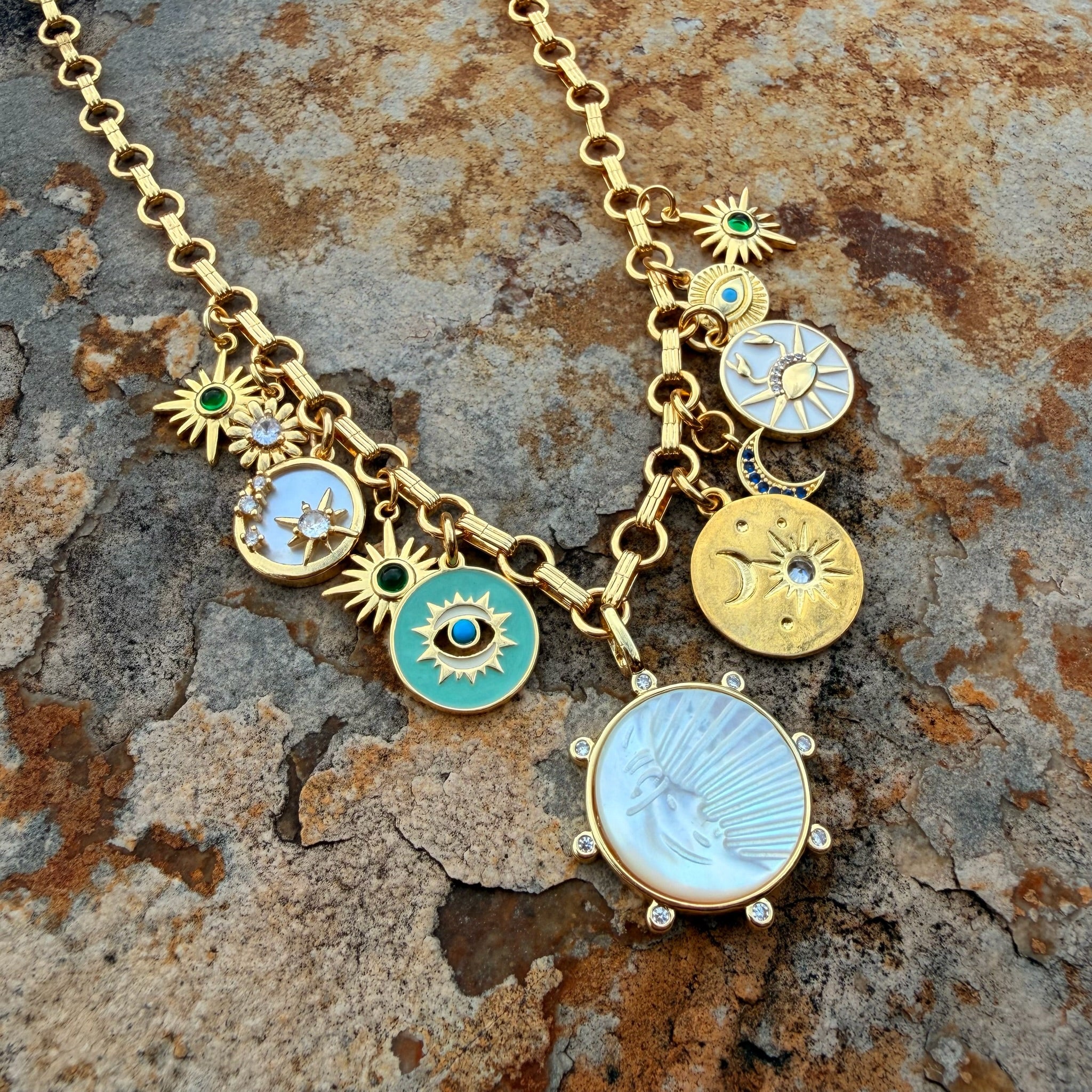 La Luna Charm Necklace