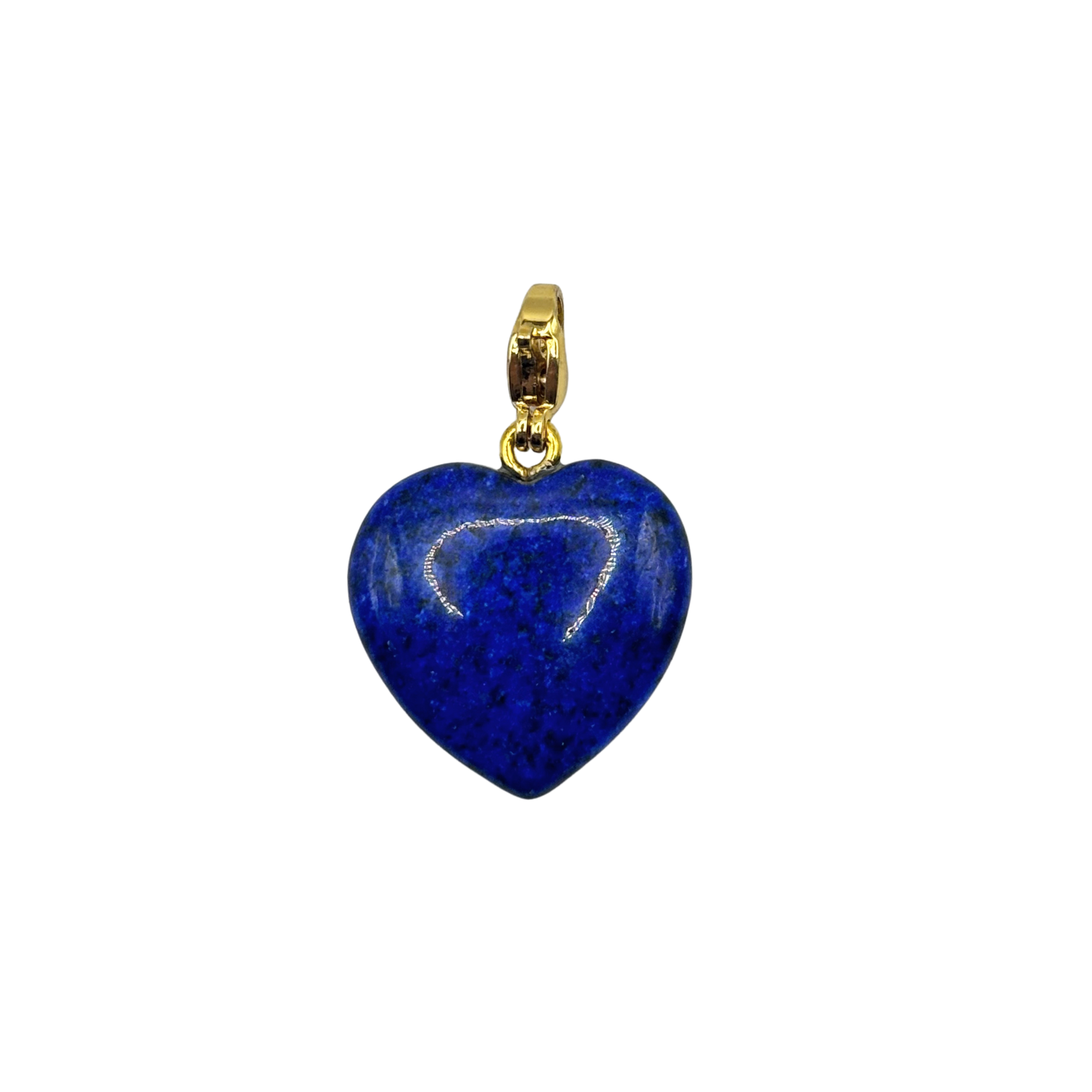 Semi-Precious Heart Charms