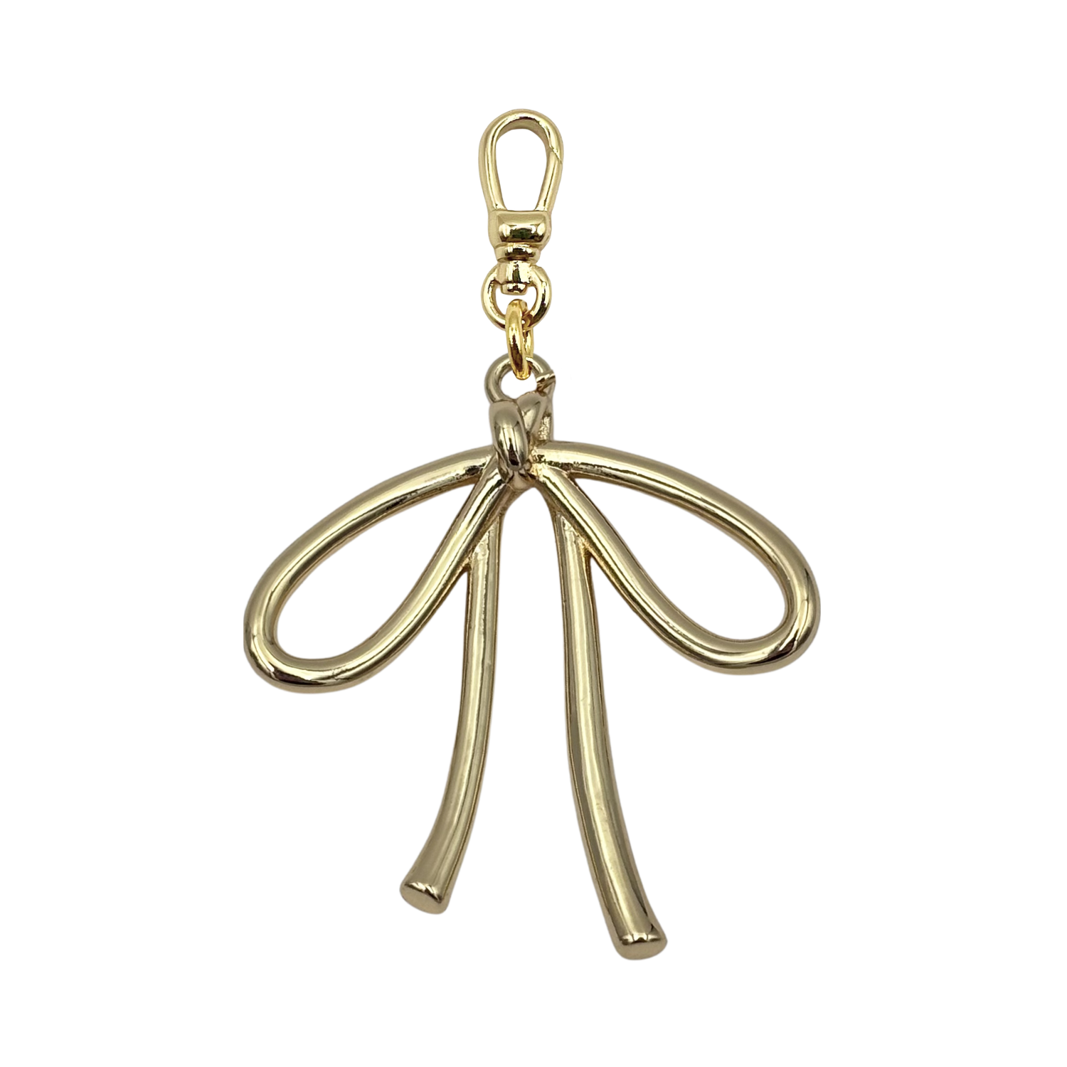 Large Bow Charm - Gold