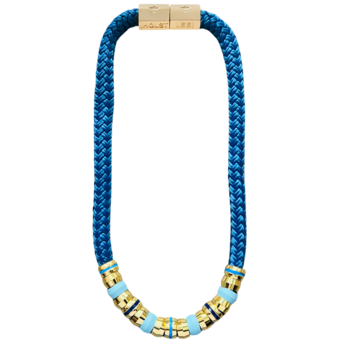 Light Blue Skinny Classic Necklace - signature magnetic clasp