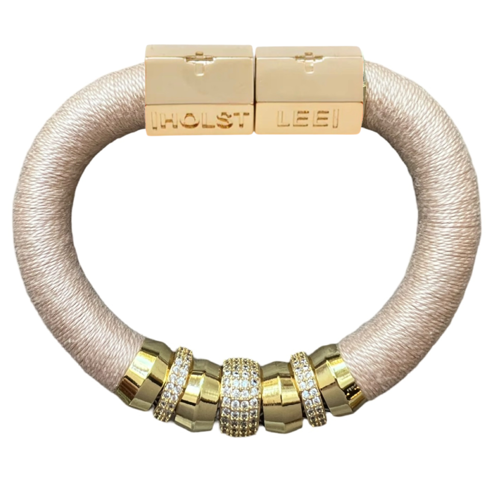 LuxeColorblockBraceletSandSignatureMagneticClasp_1