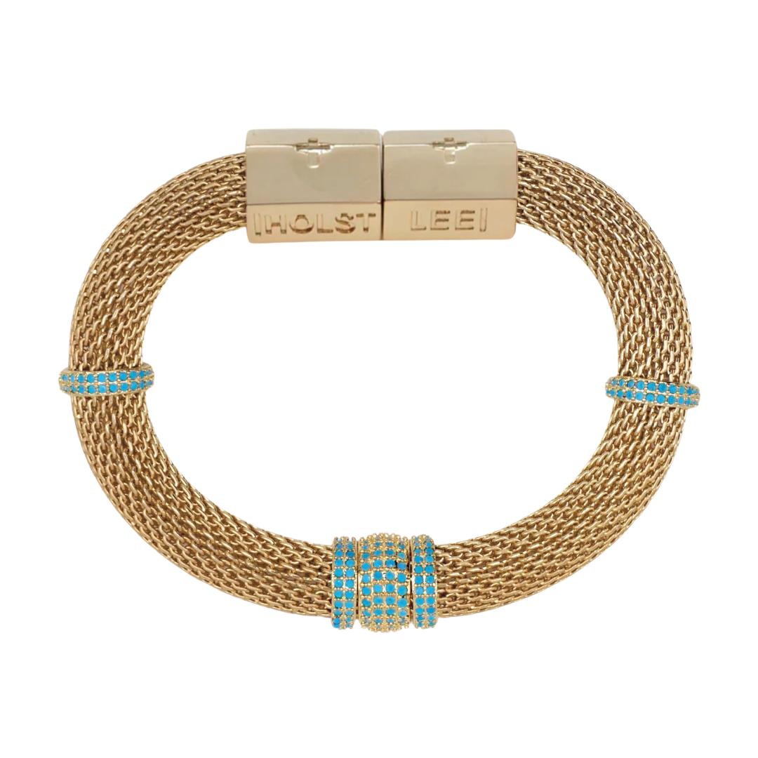 Mesh Classic Bracelet Turquoise