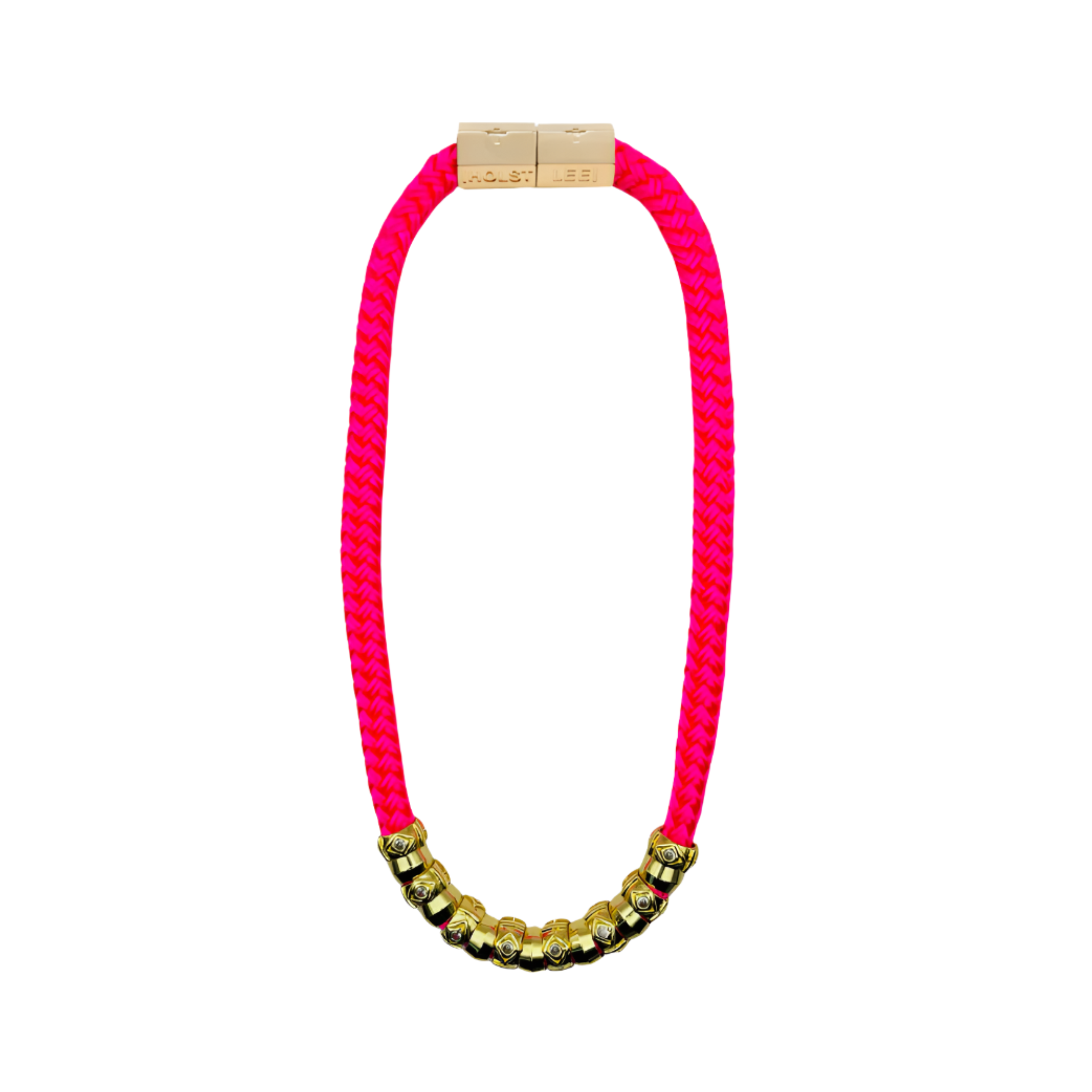 Luxe Skinny Classic Necklace- Pink