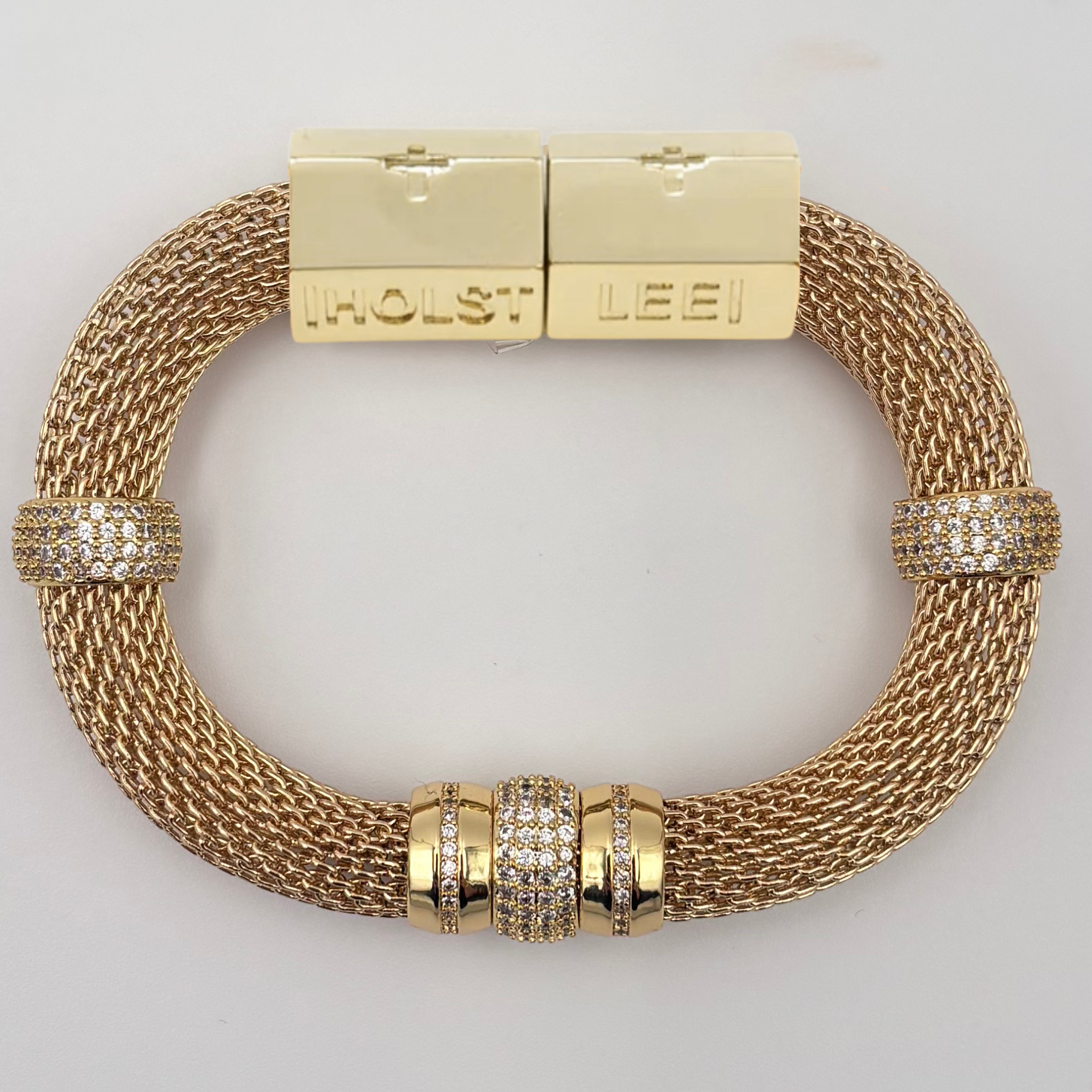 Luxe Classic Mesh Bracelets - Fancy - signature magnetic clasp