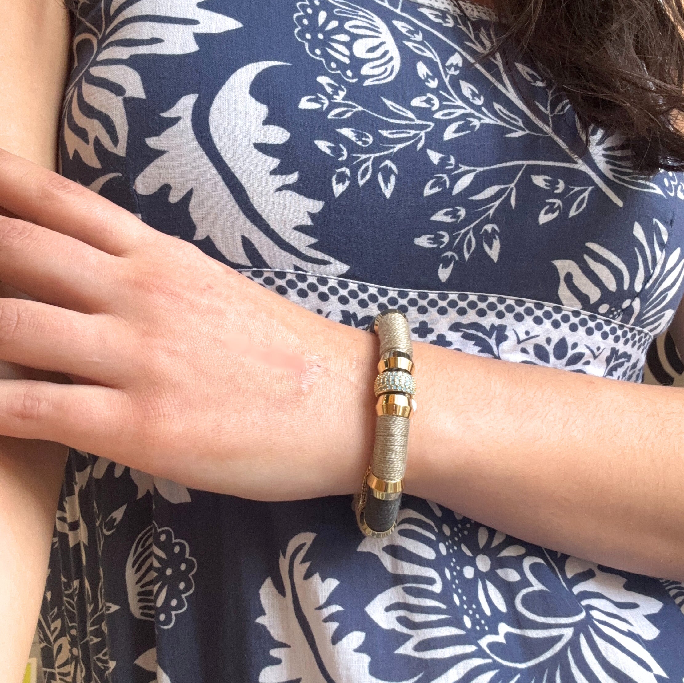 Luxe Colorblock Paris Bracelet Signature Magnetic Clasp