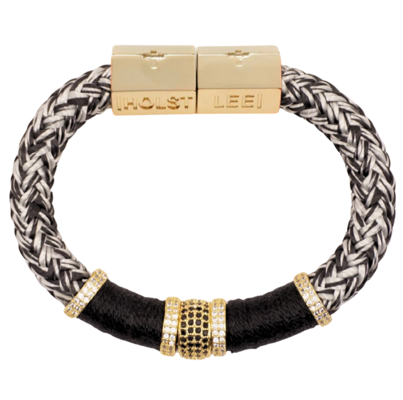 Luxe Tuxedo Bracelet Signature Magnetic Clasp