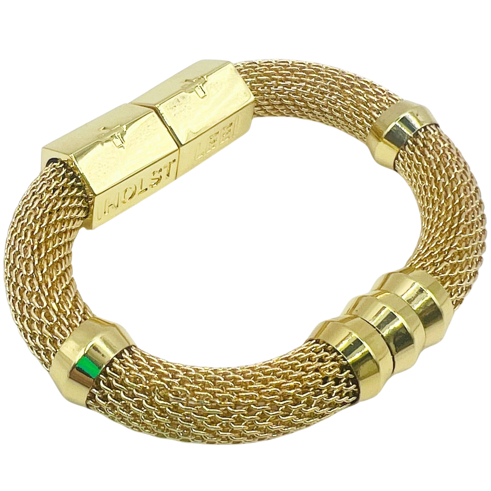 Mesh Classic Gold: AKA The Jill-signature magnetic clasp