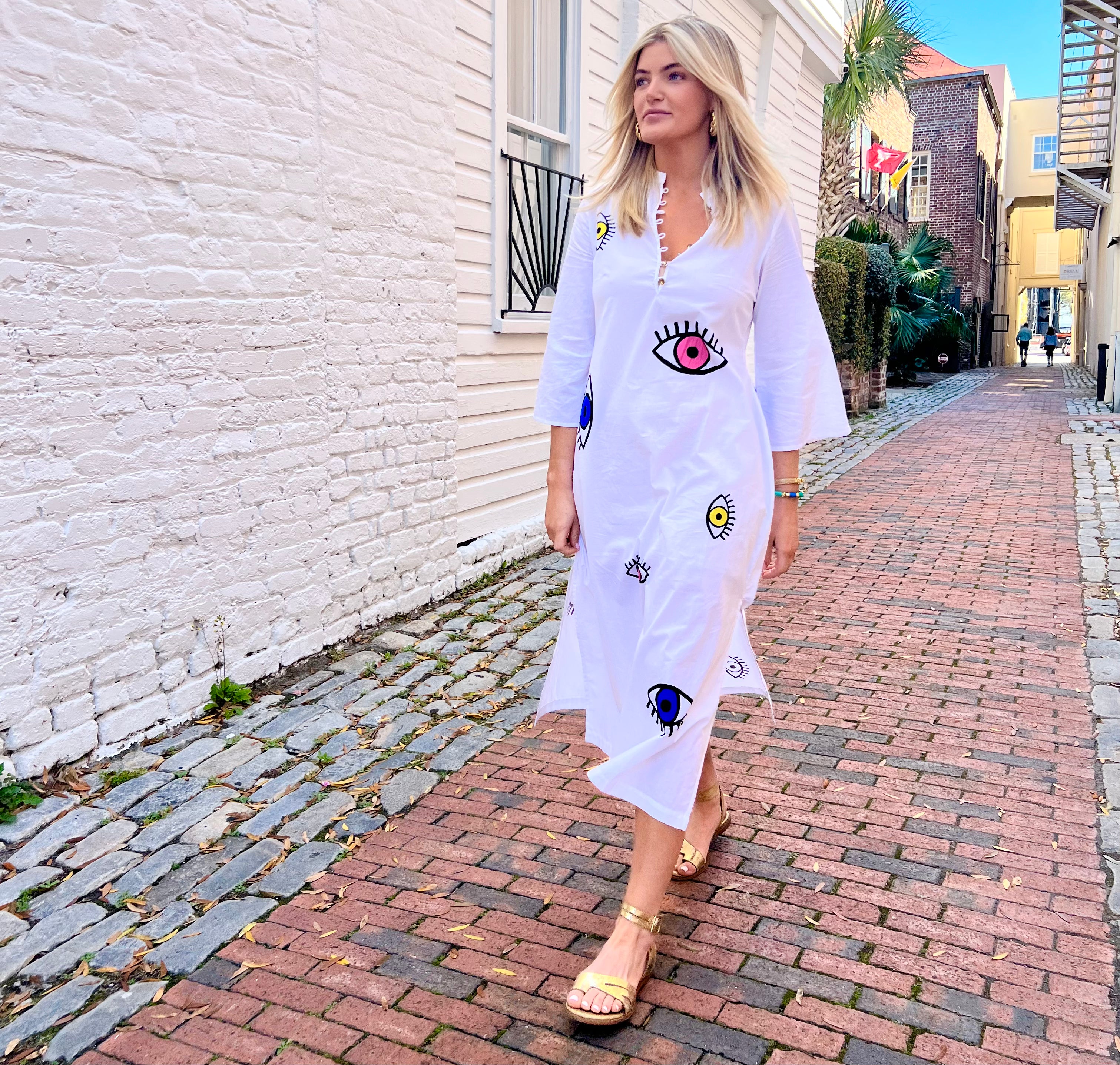 Natalie Kaftan Dress Evil Eye dress by Natalie Holst HOLST + LEE