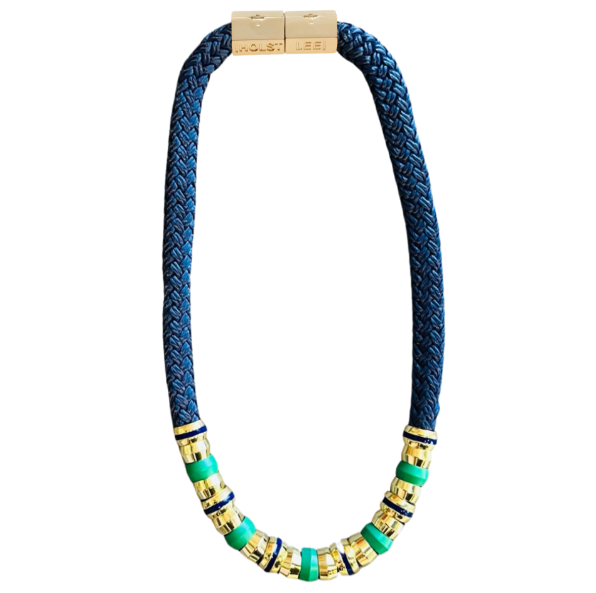 Navy Skinny Classic Necklace - signature magnetic clasp