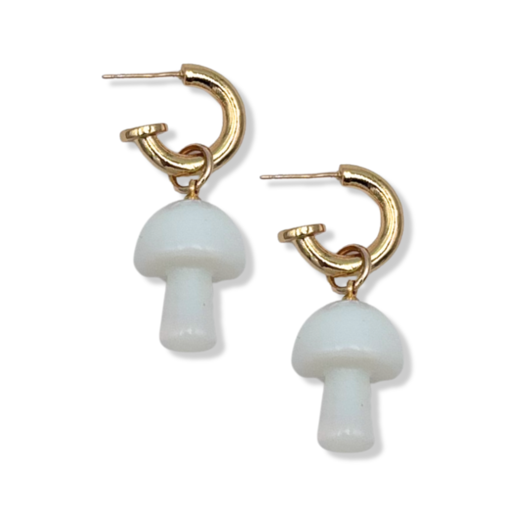 Opalite Mushroom Earrings