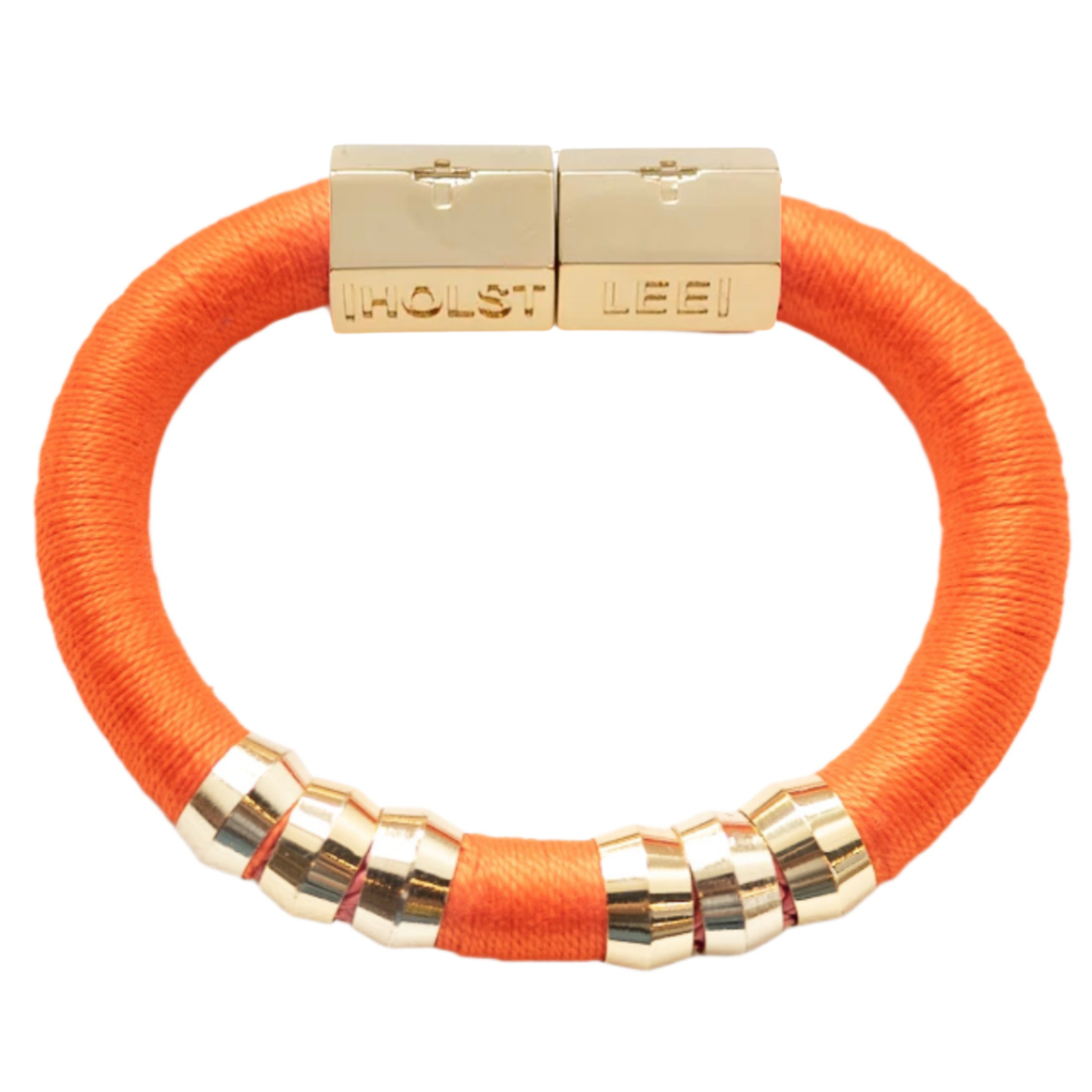 Orange Classic  Bracelet Signature Magnetic Clasp