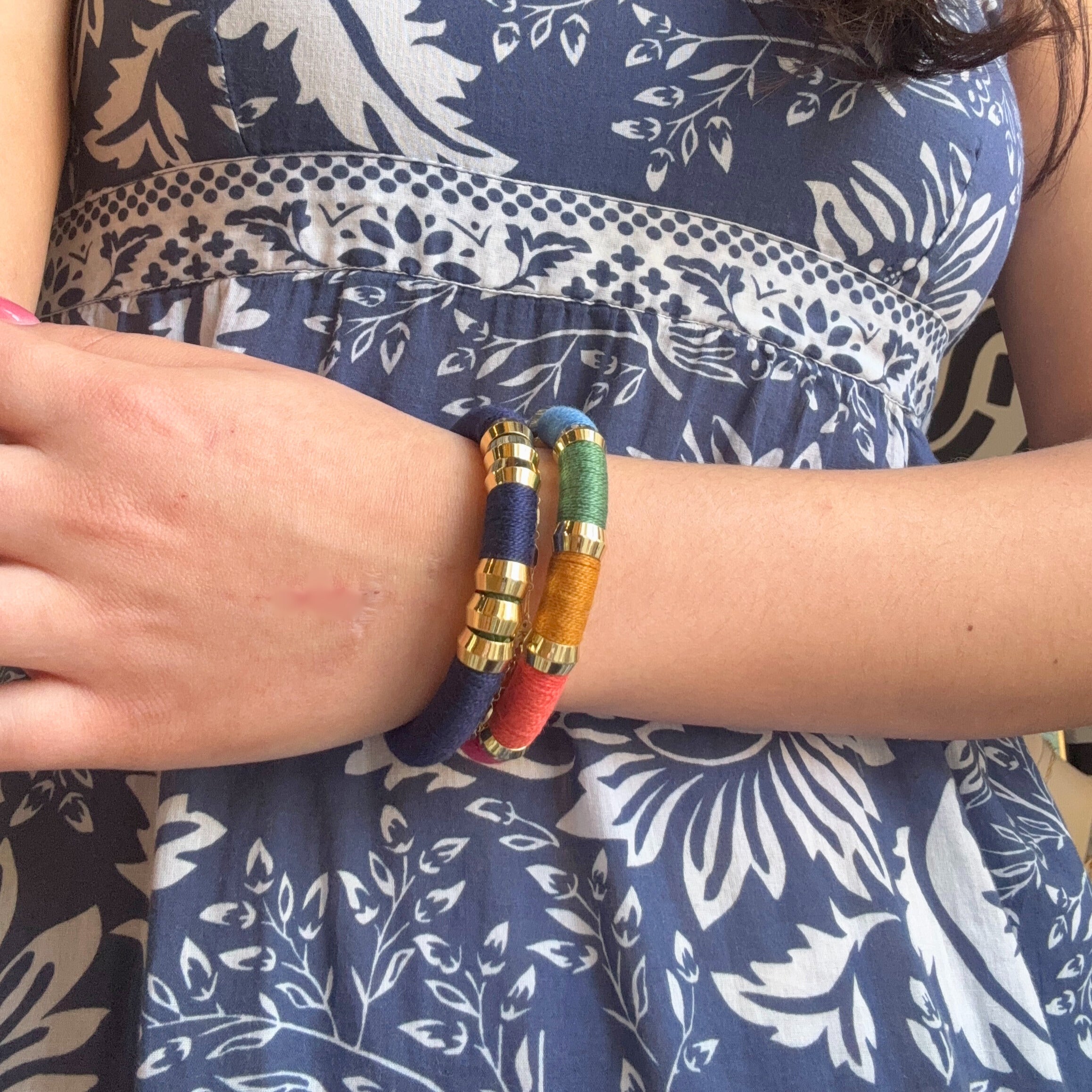 Painters Palette Colorblock Bracelet Signature Magnetic Clasp