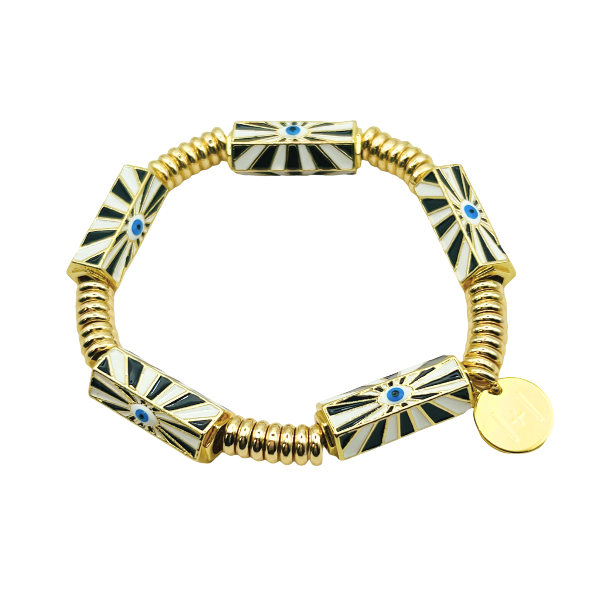 Positive Vibes Bracelet - Black & White