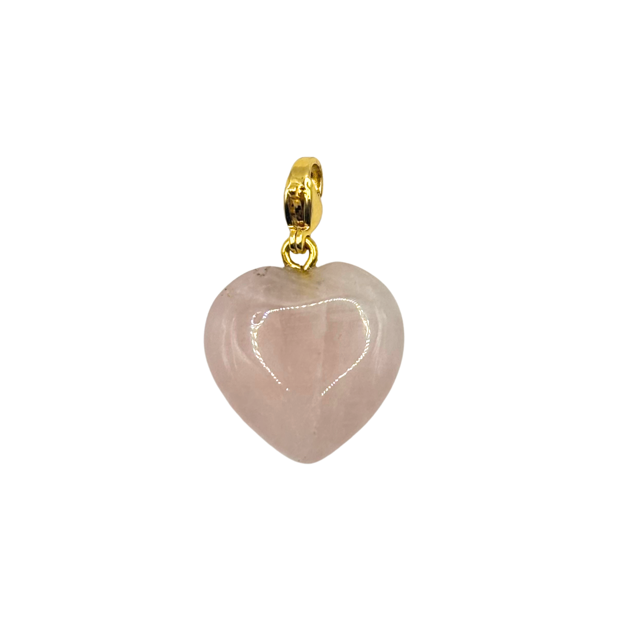 Semi-Precious Heart Charms