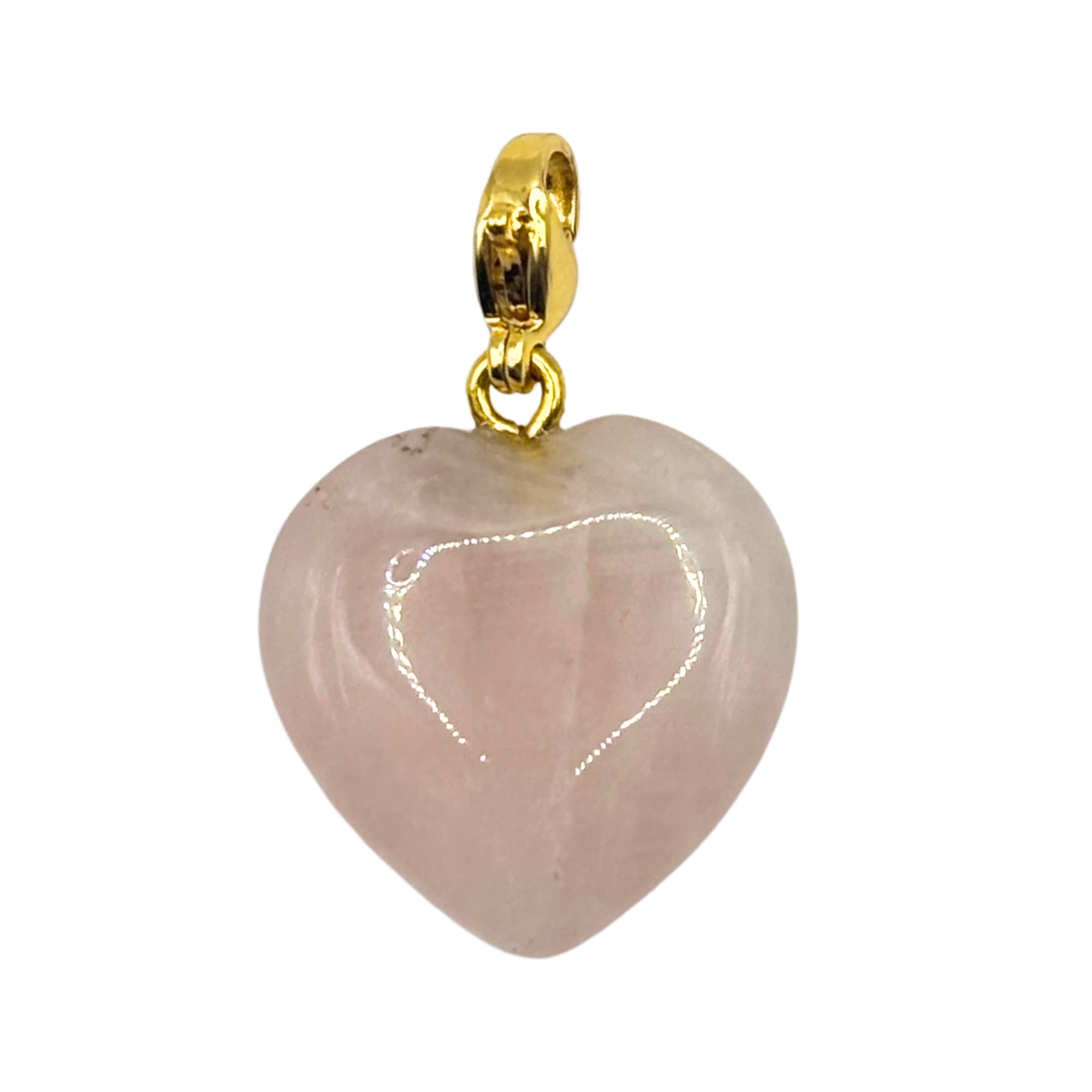 Semi-Precious Heart Charms