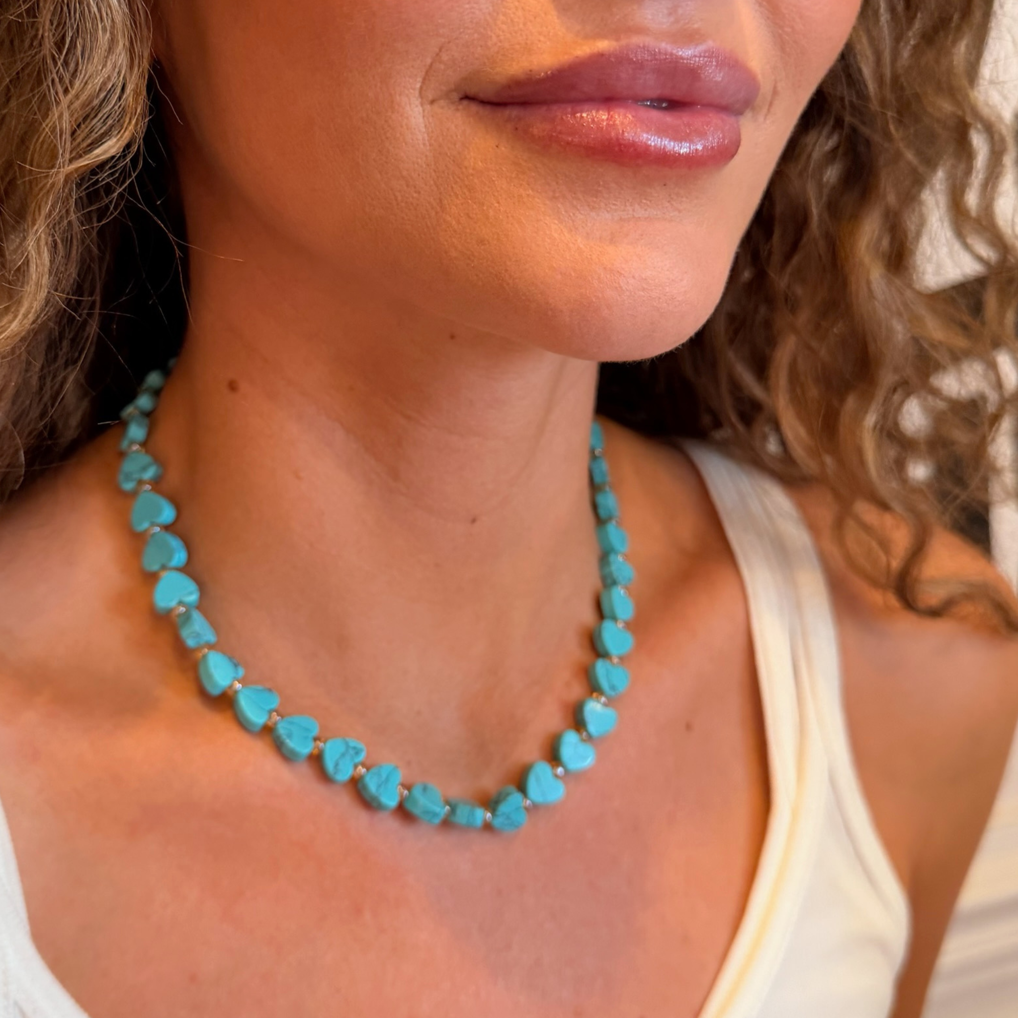 Stone Heart Necklace