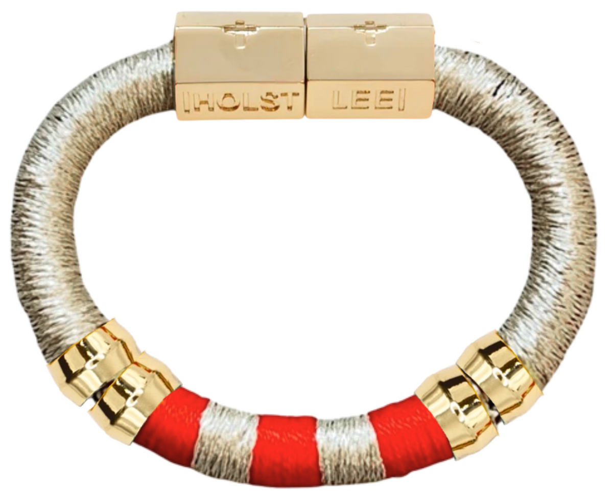 Gameday Bracelet Gold and Red