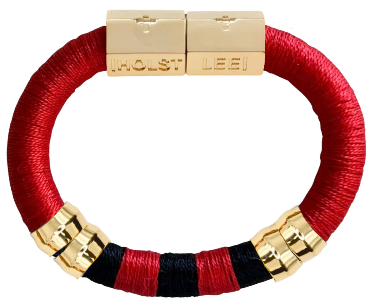 Gameday Bracelet Red and Black