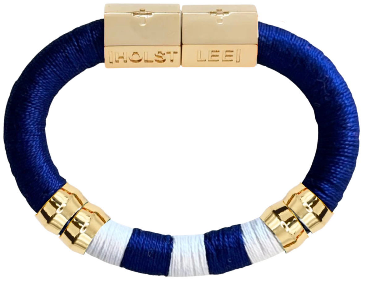 Gameday Bracelet Blue and White