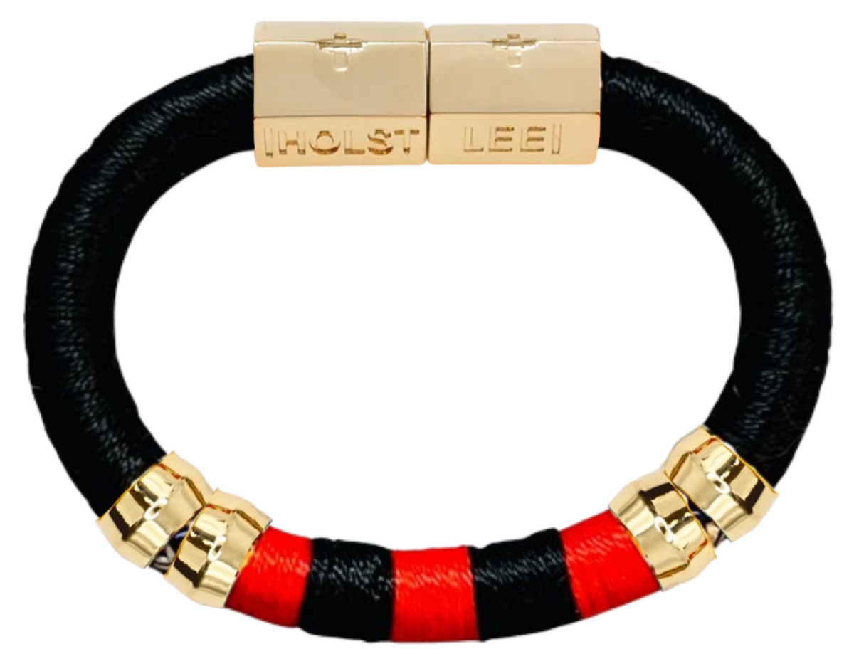 Gameday Bracelet Black and Red