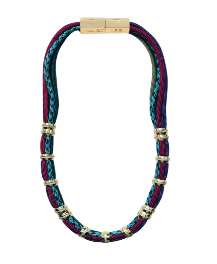 Colorblock Necklace Dance