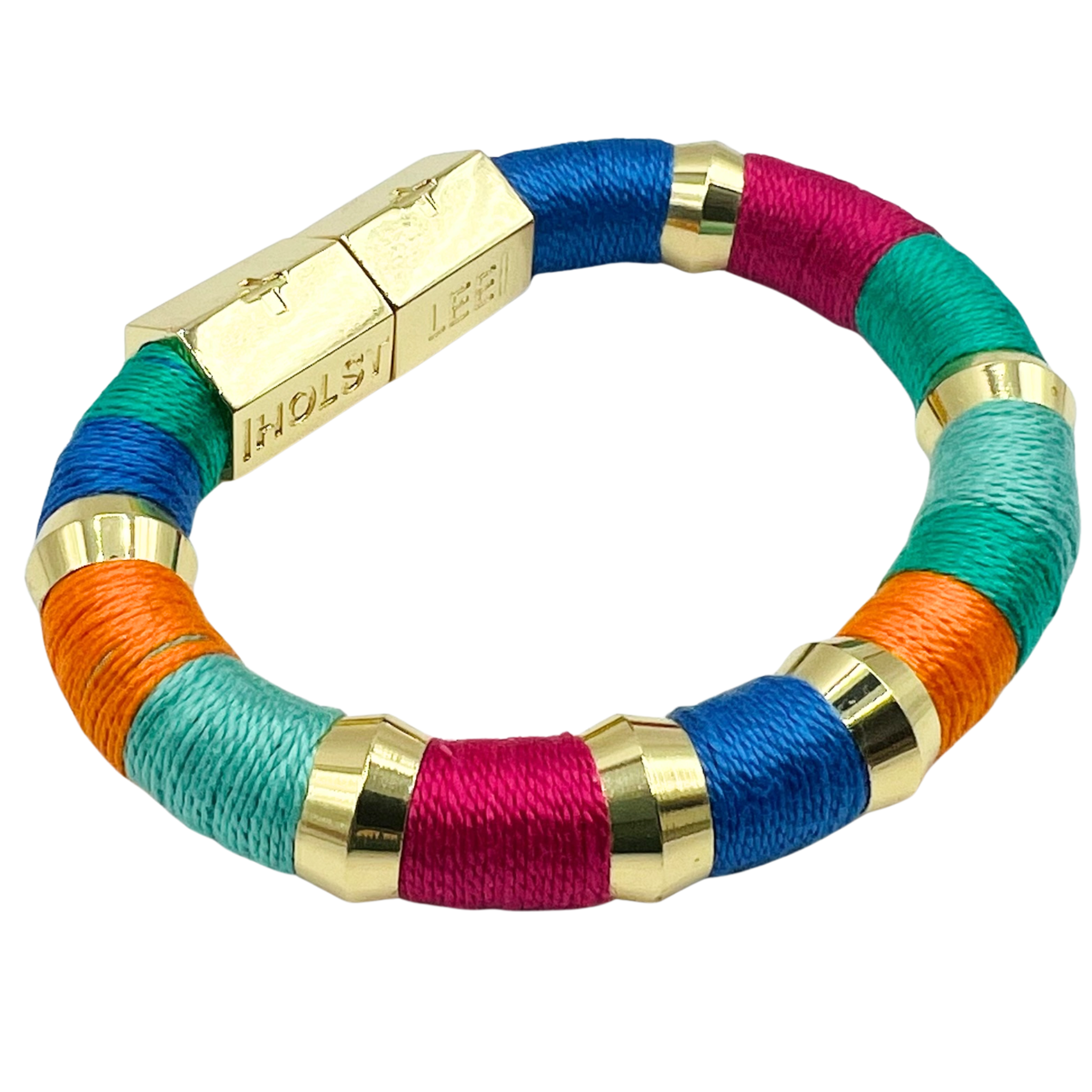 Secret Garden Colorblock Bracelet signature magnetic clasp 2