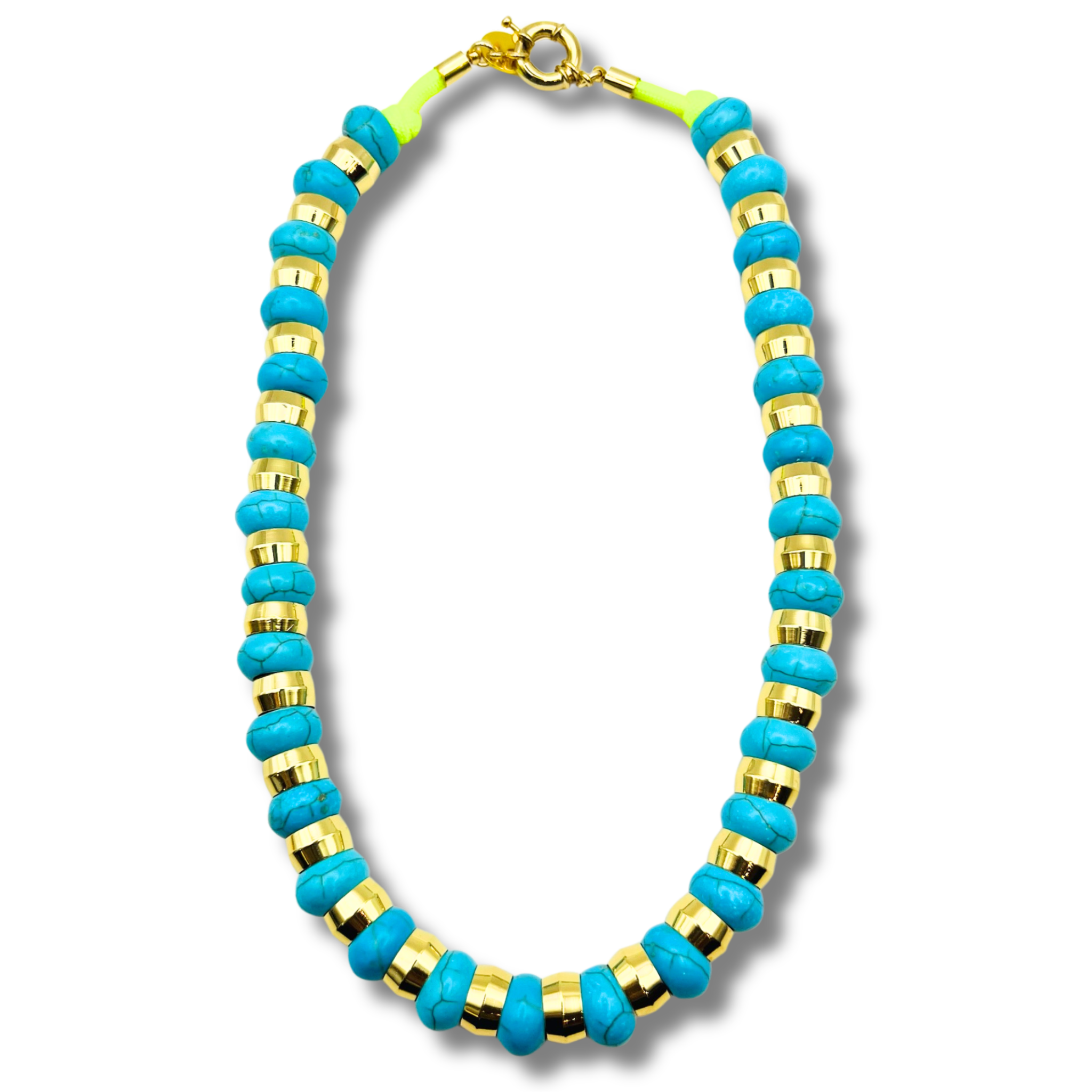 Semi-PreciousNecklace-Turqupoise