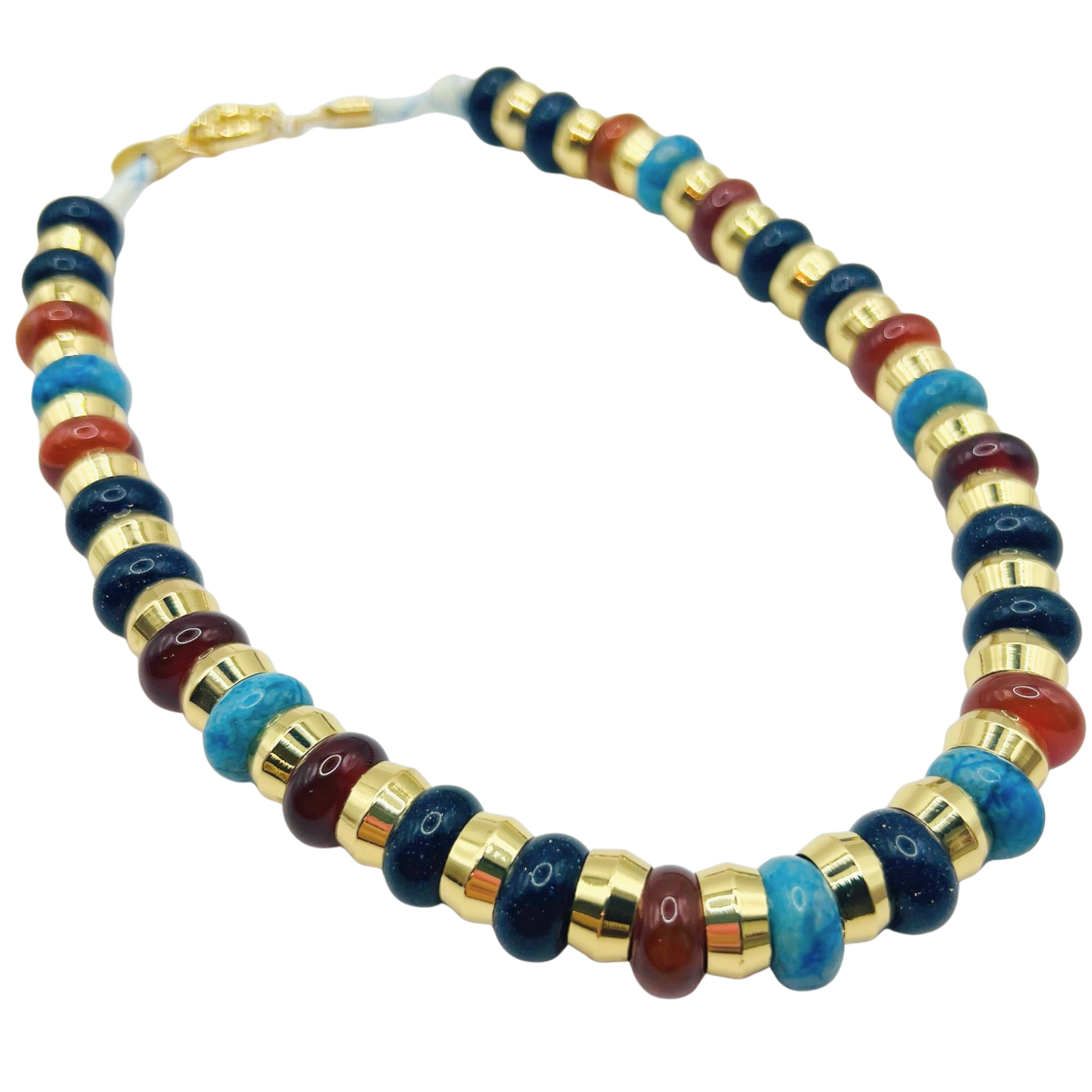 Semi-Precious Necklace - Goldstone-2