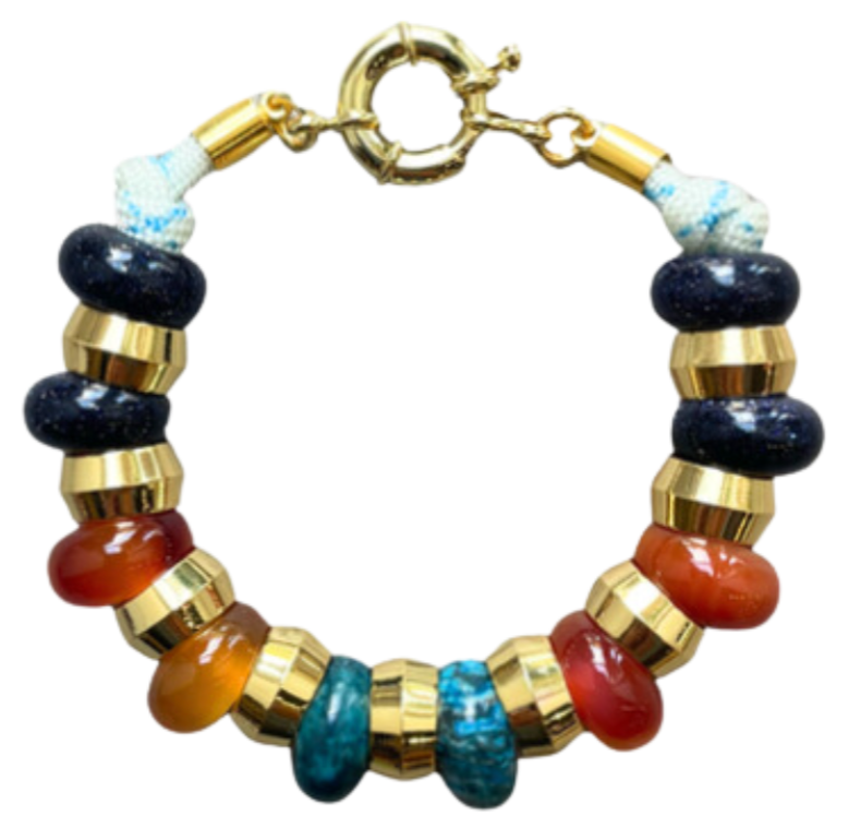 Semi Precious Bracelet Goldstone