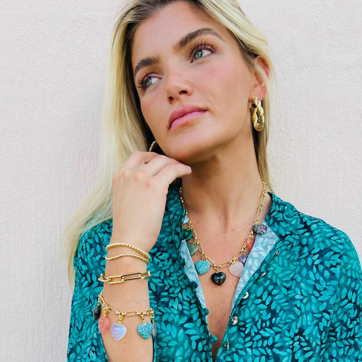 Semi Precious Heart Necklace – HOLST + LEE