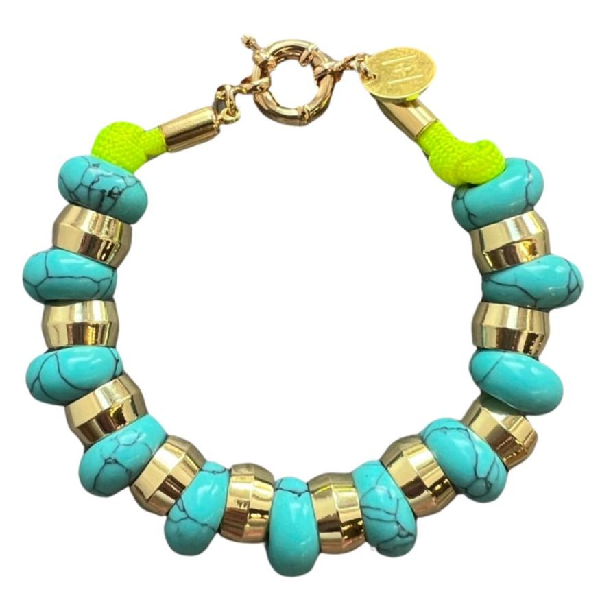 Semi Precious Turquoise Bracelet 