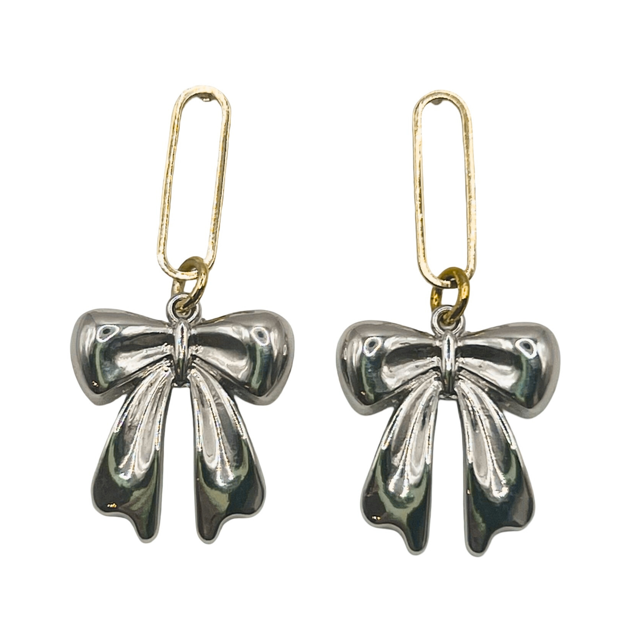 Christmas Ribbon Earrings