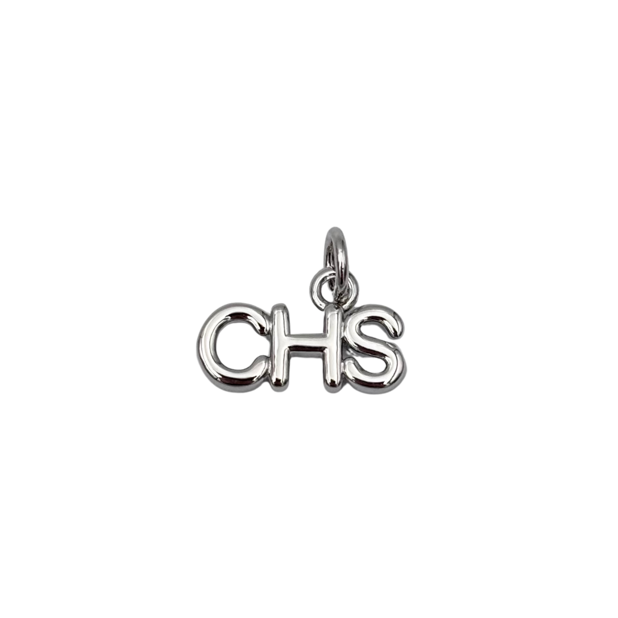 Silver CHS charm with sleek finish by HOLST+LEE