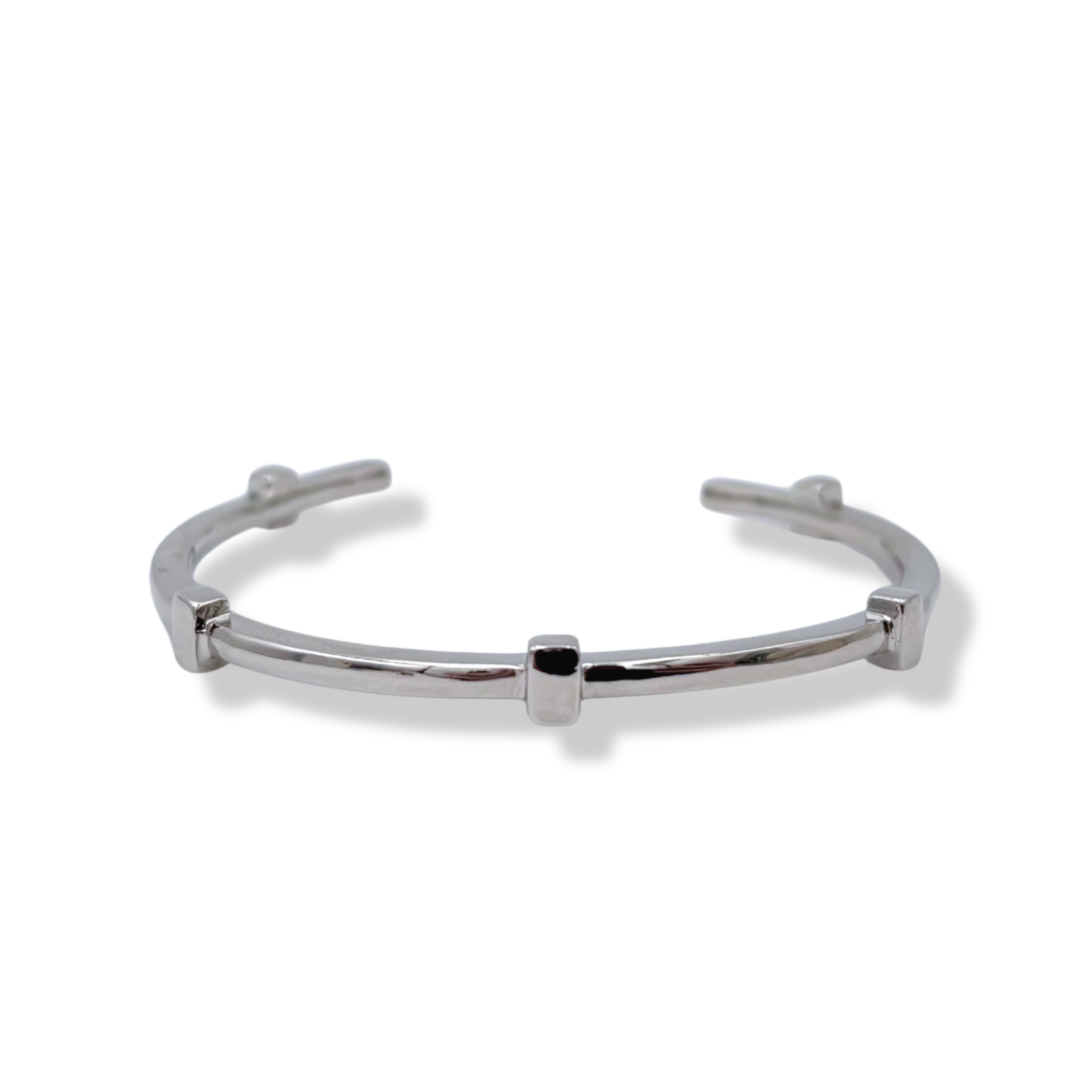Silver cuff bracelet by HOLST+LEE