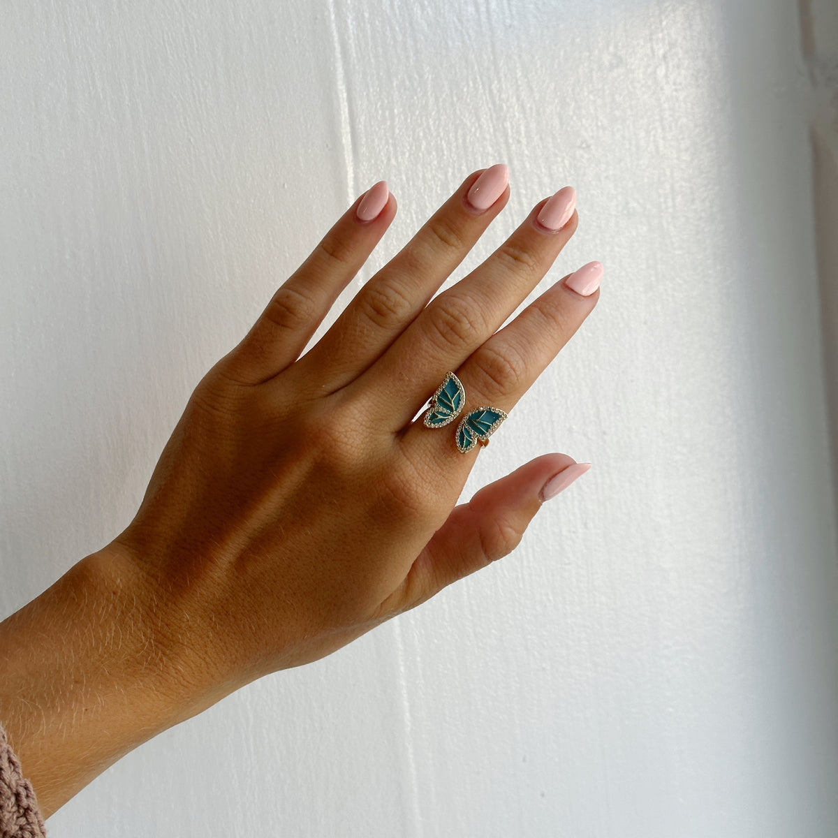 Butterfly Ring Turquoise