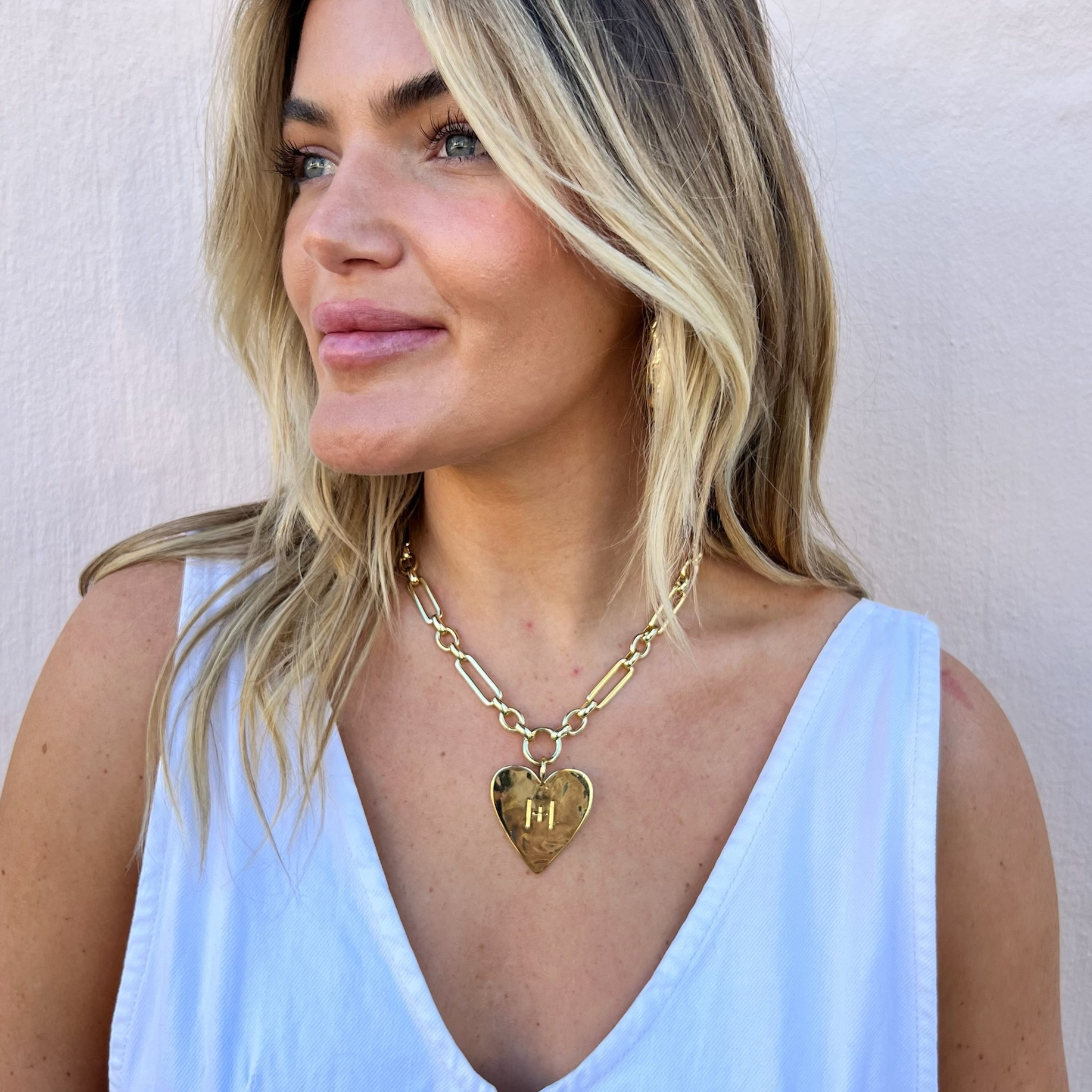 Large Heart Pendant Necklace – HOLST + LEE