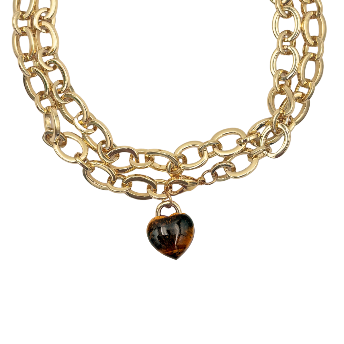 Chunky Oval Link Necklace – HOLST + LEE Chunky Oval Link Necklace – HOLST + LEE