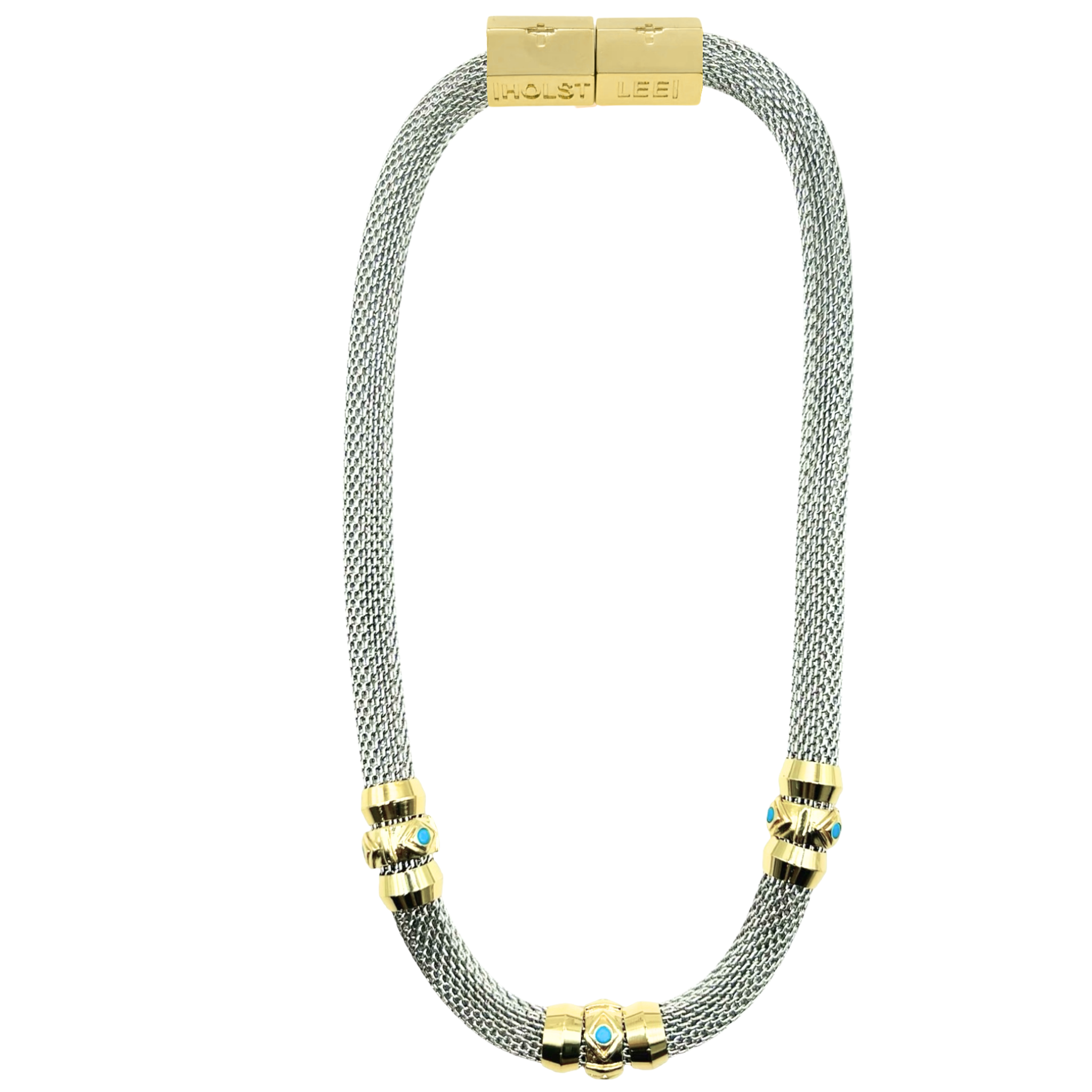 Two-tone_with_Turquoise_Evil_Eye_necklace