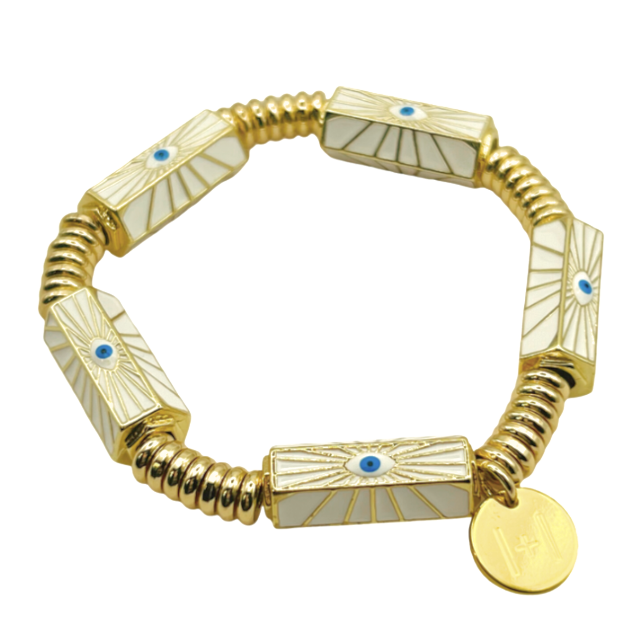 White-positivevibesbracelet