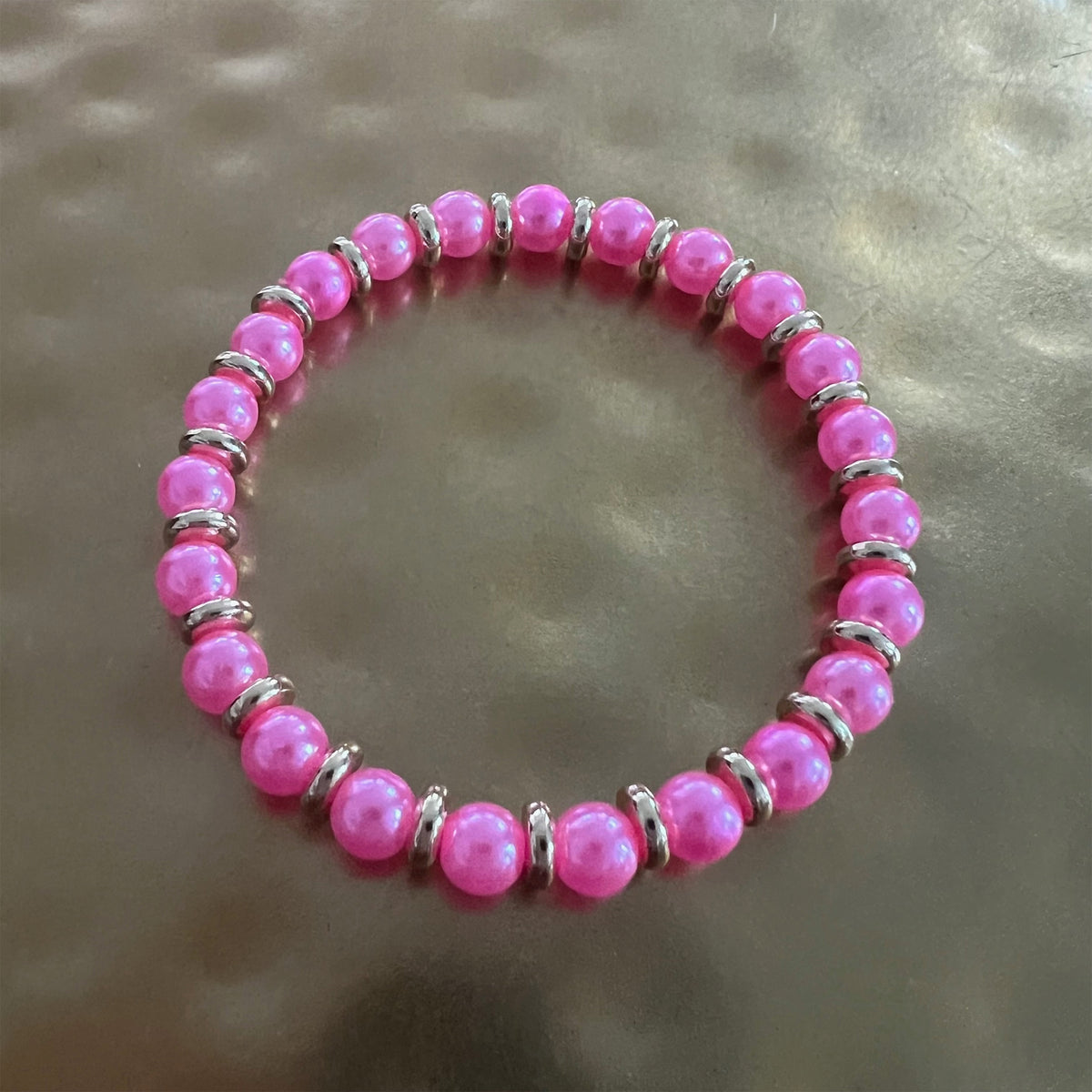 Charity Bracelet Hot Pink