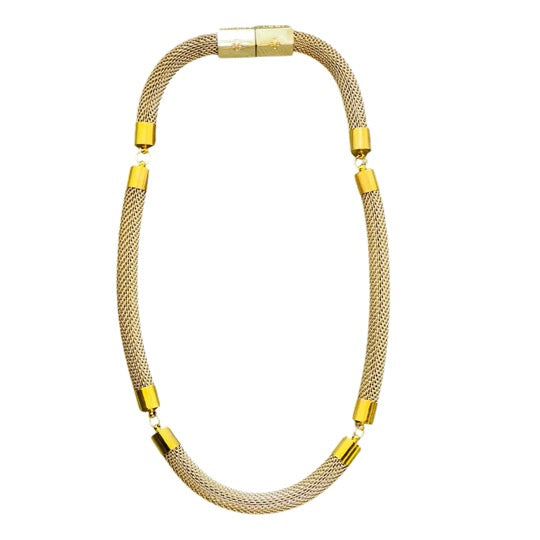 Mesh Classic Necklace Gold
