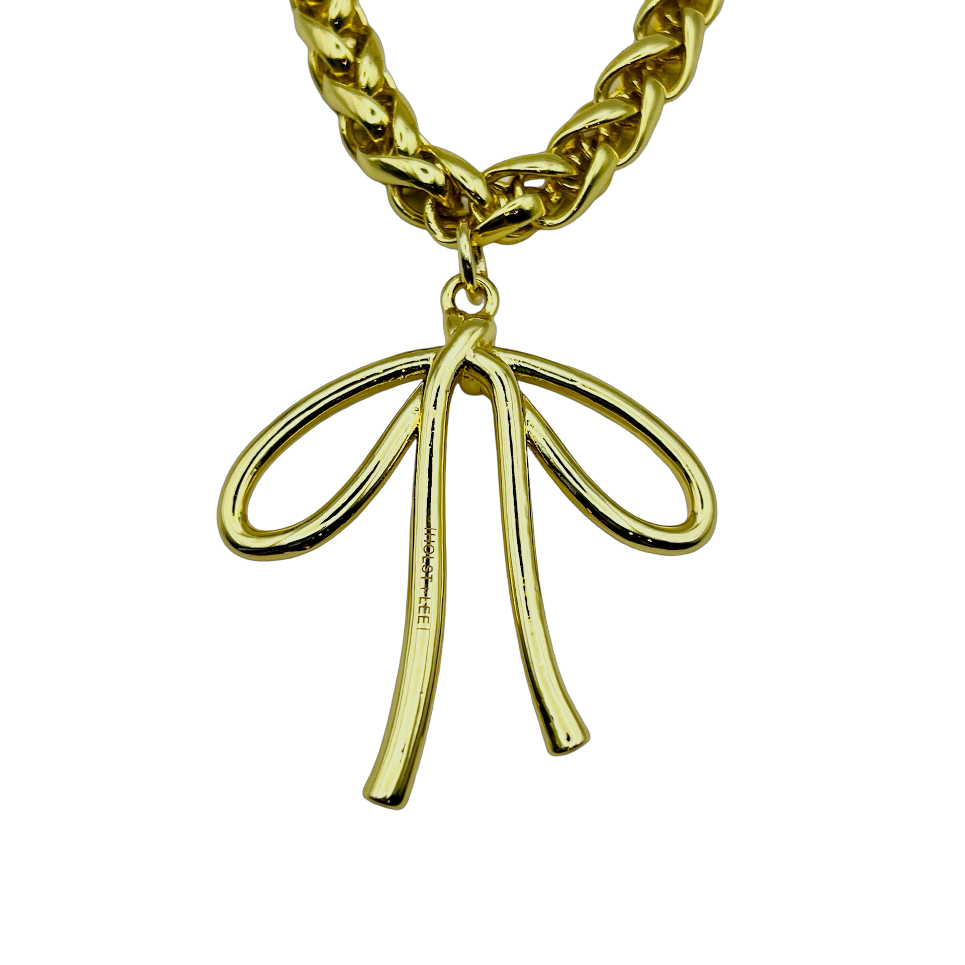 Anchor Bow Necklace