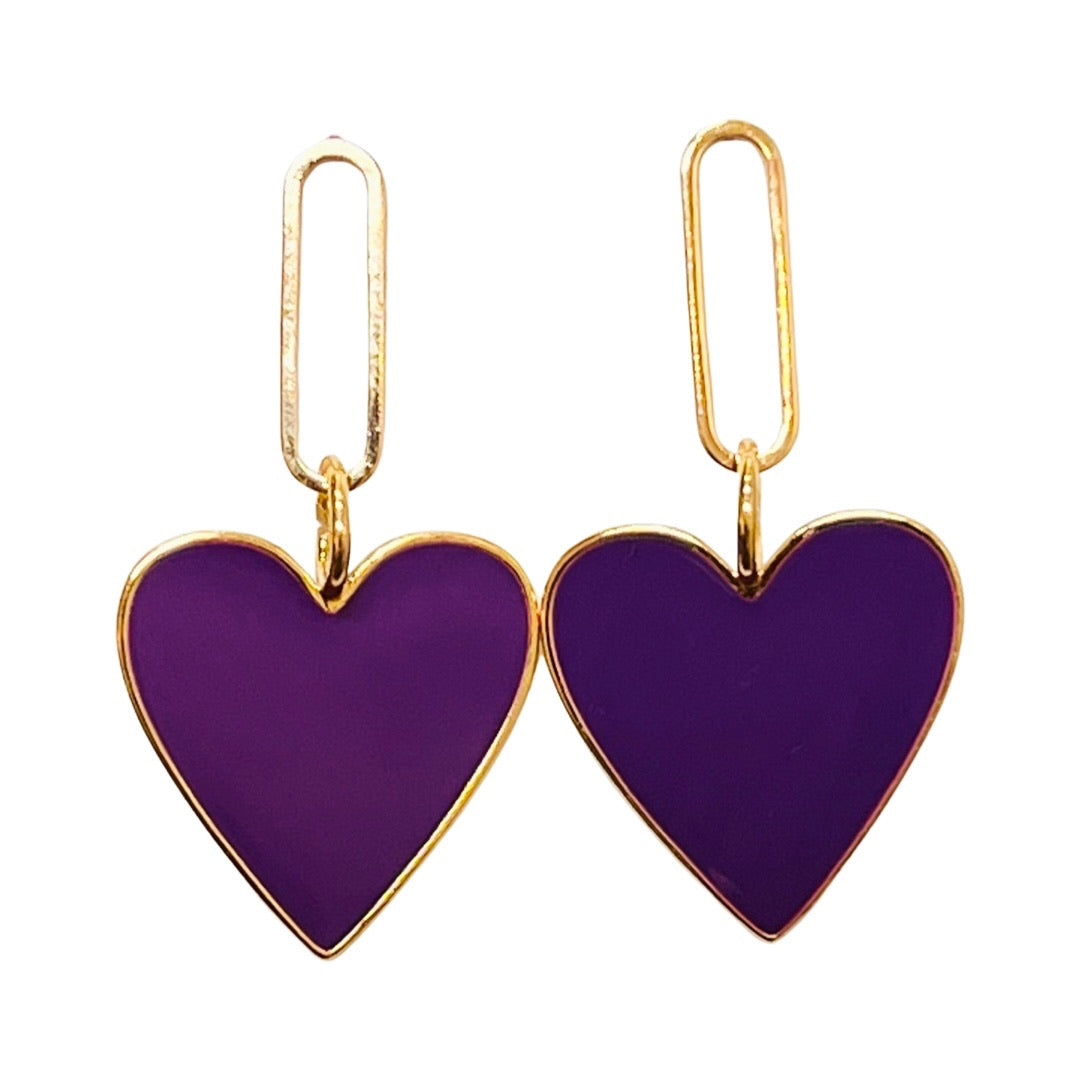 purple fire hearts