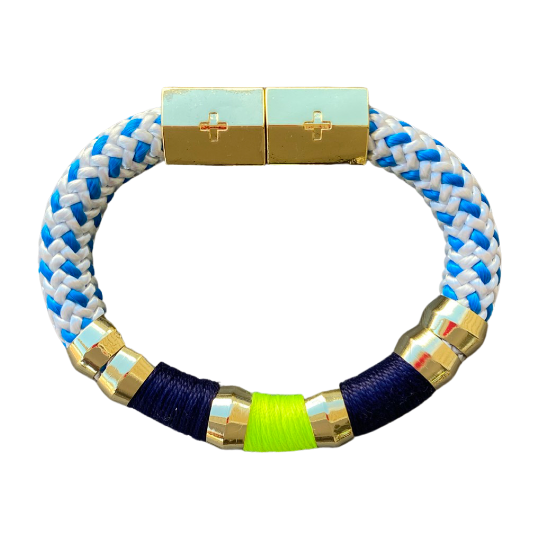 Colorblock Navy Beach Bracelet